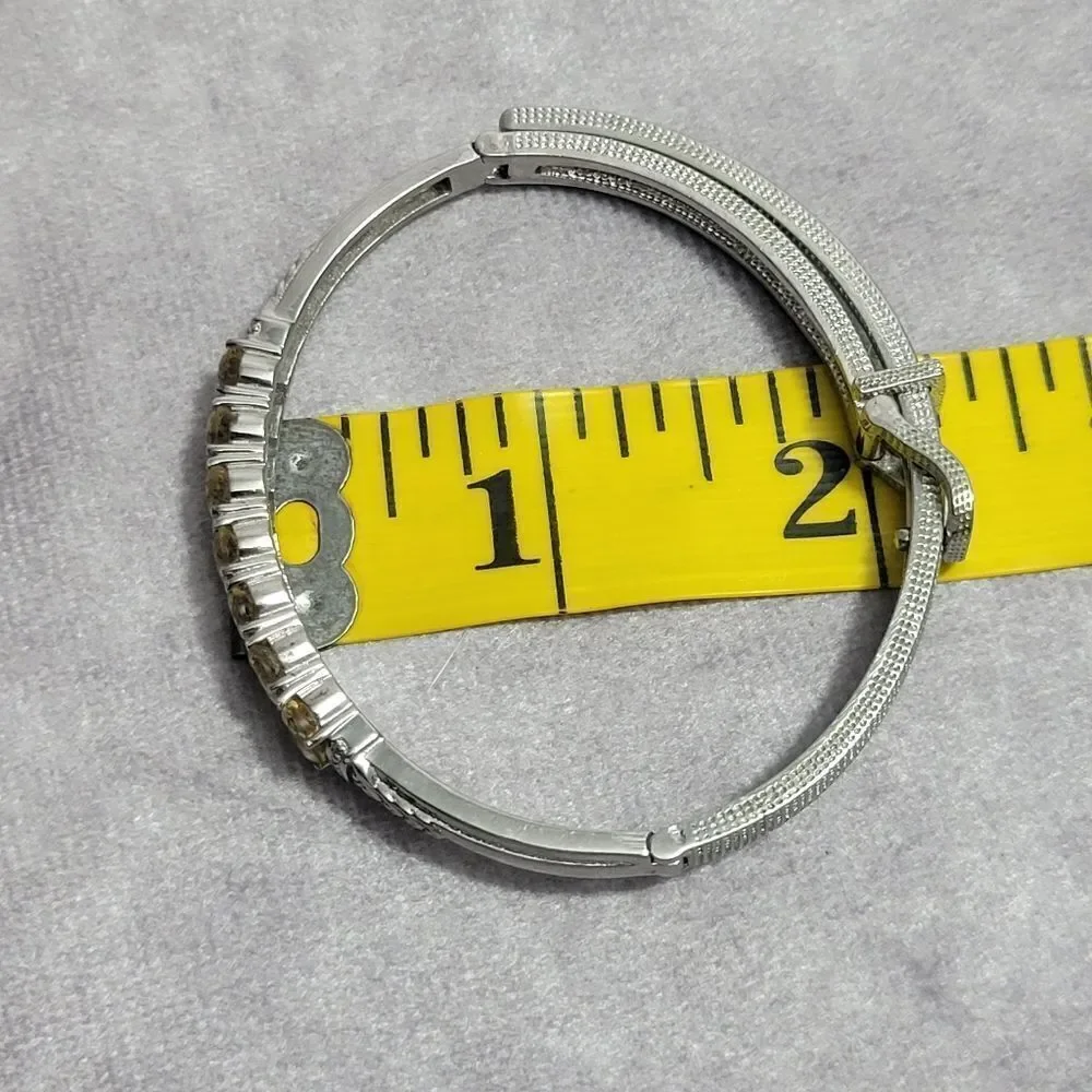 Brazilian Citrine Bangle Bracelet